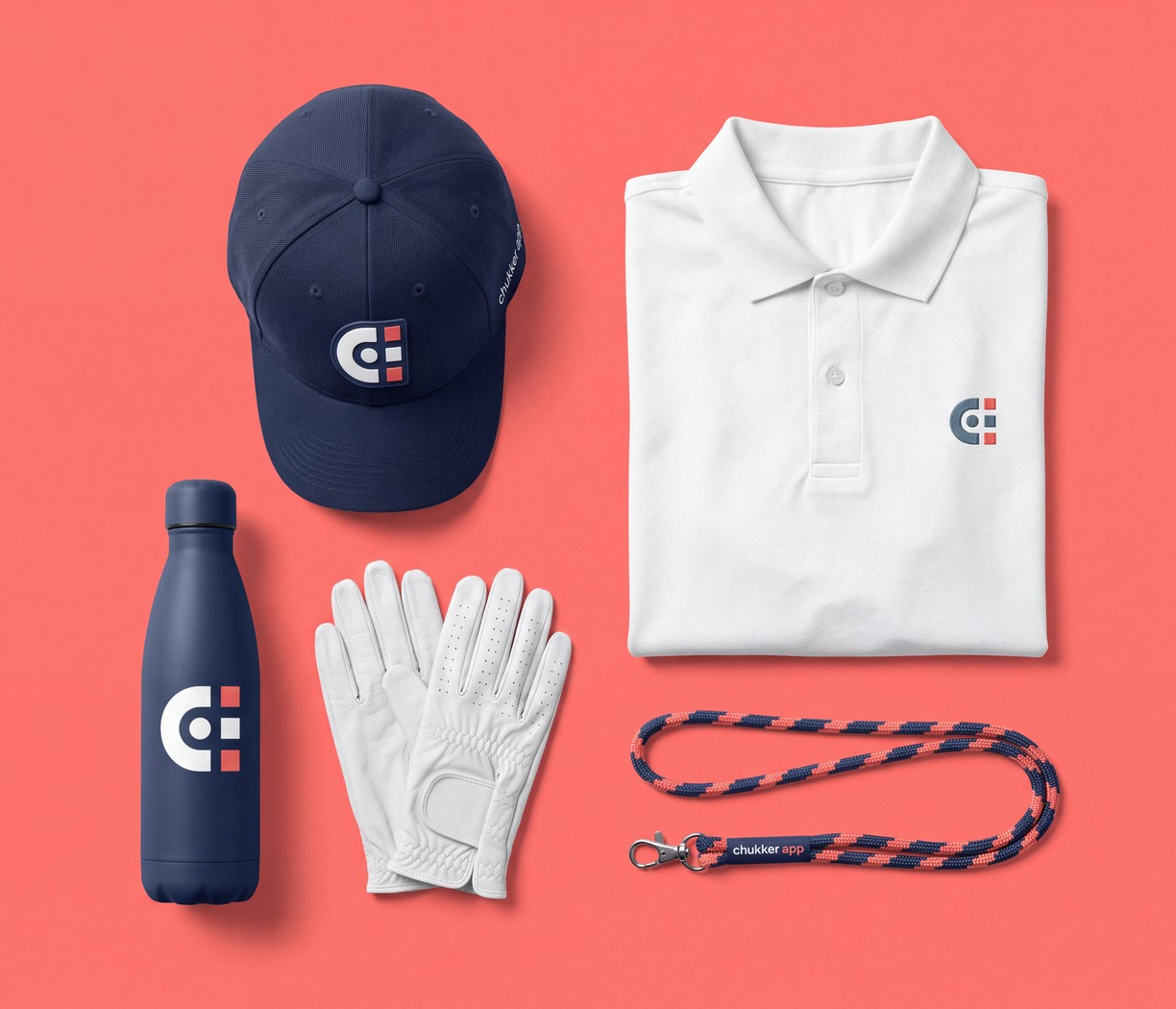 Chukker merchandise laid flat.