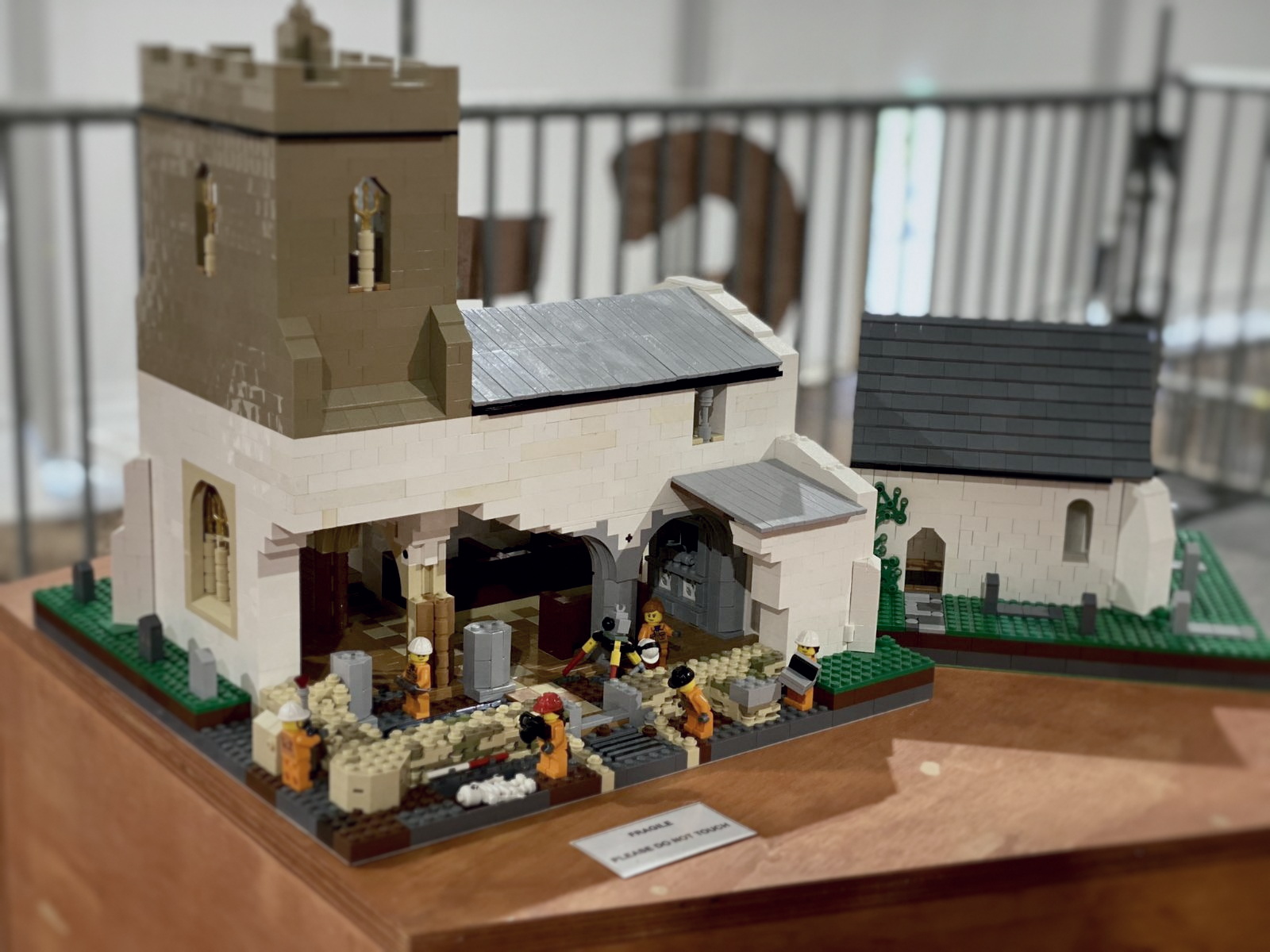 A model of the church.