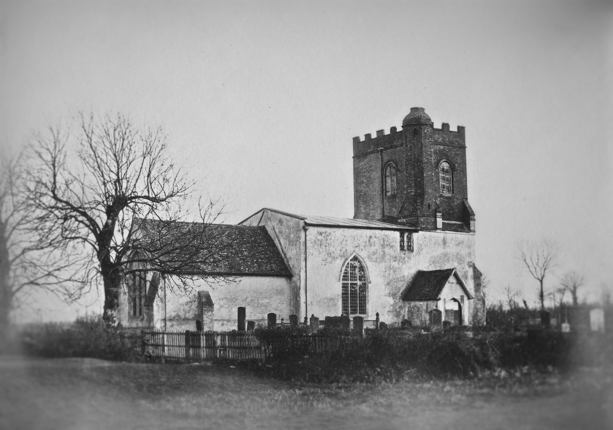 An archive photograph of St Mary’s church.